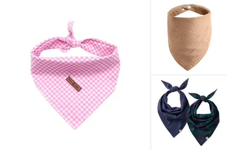 Detailed view of Best Cotton Pet Bandana For Comfort