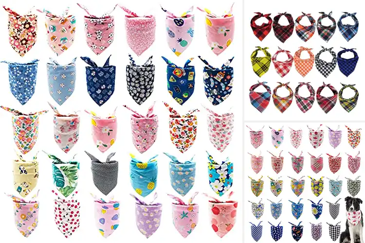 Detailed view of Best Cotton Pet Bandana Material