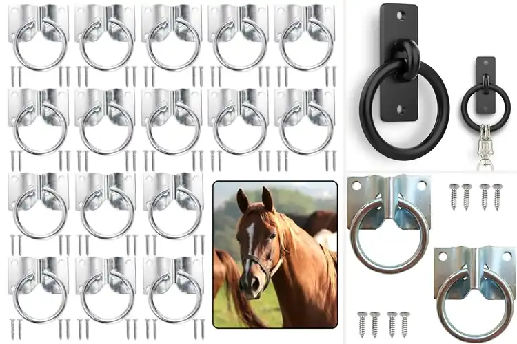 Detailed view of Best Cross Tie Rings for Durable, Secure Animal Safety
