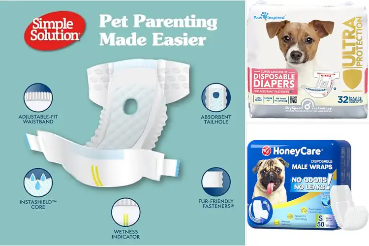 Detailed view of Best Disposable Dog Diapers