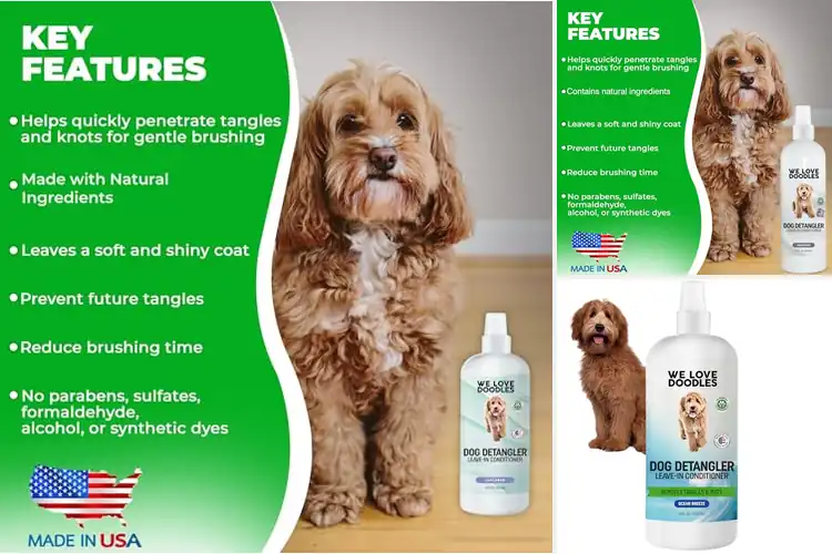 Detailed view of Best Doodle Dog Detanglers for Easy, Tangle-Free Grooming