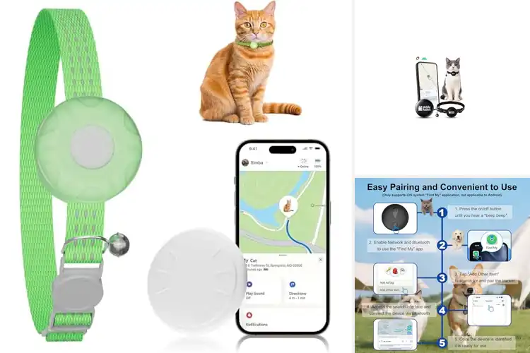 Detailed view of Best Encrypted Find My Network Cat Trackers