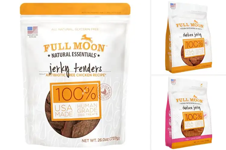 Detailed view of Best Full Moon Chicken Jerky Dog Treats
