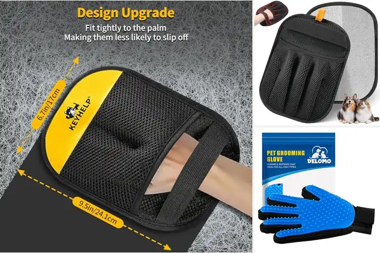 Detailed view of Best Fur Removal Gloves