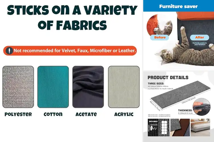 Detailed view of Best Furniture Protecting Cat Scratcher Pads