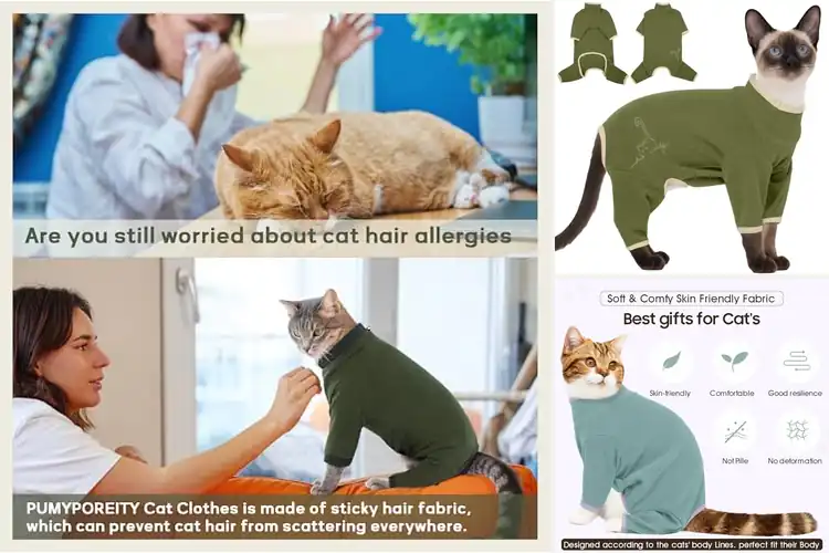 Detailed view of Best Hair Control Cat Clothes: Fur-Free Home