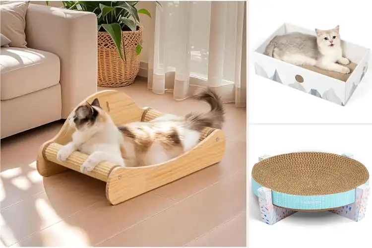 Detailed view of Best Indoor Cat Scratcher Bed