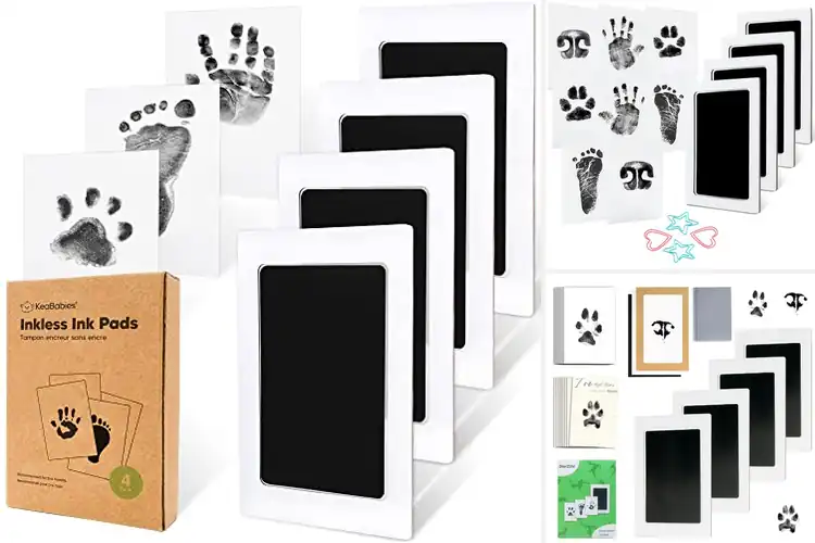 Detailed view of Best Inkless Paw Print Kits