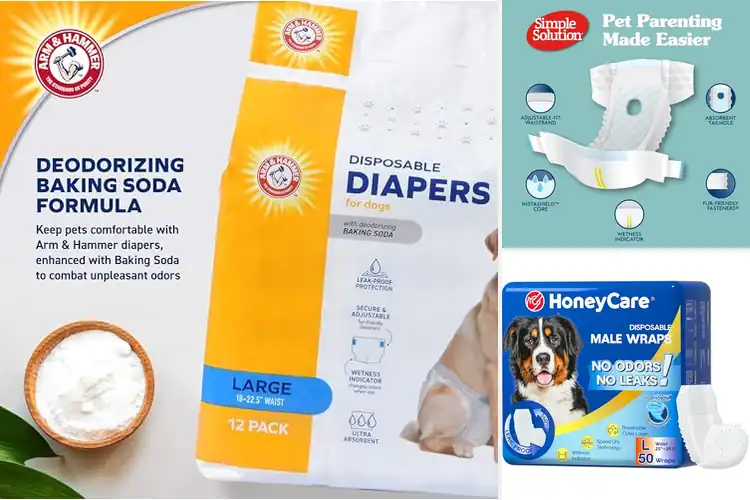 Detailed view of Best Large Size Dog Diapers: Leak-Proof Comfort for Your Pet
