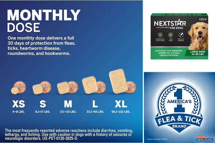 Detailed view of Best Monthly Flea Preventives