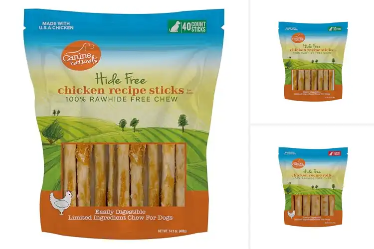Detailed view of Best Natural Chicken Chews: Happy Dog, Healthy Treat
