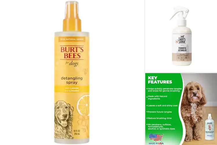 Detailed view of Best Natural Dog Detanglers: Top 10 for a Soft, Shiny Coat