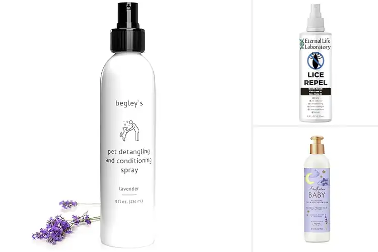 Detailed view of Best Natural Lavender Scent Detangler