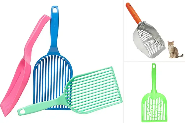 Detailed view of Best No-Sift Blades Design Litter Scoops
