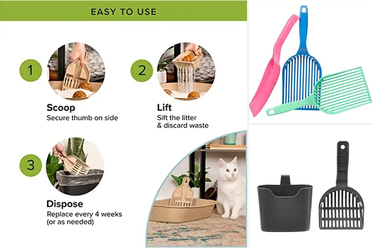 Detailed view of Best No-Sift Cat Litter Scoops for Easy, Mess-Free Cleaning