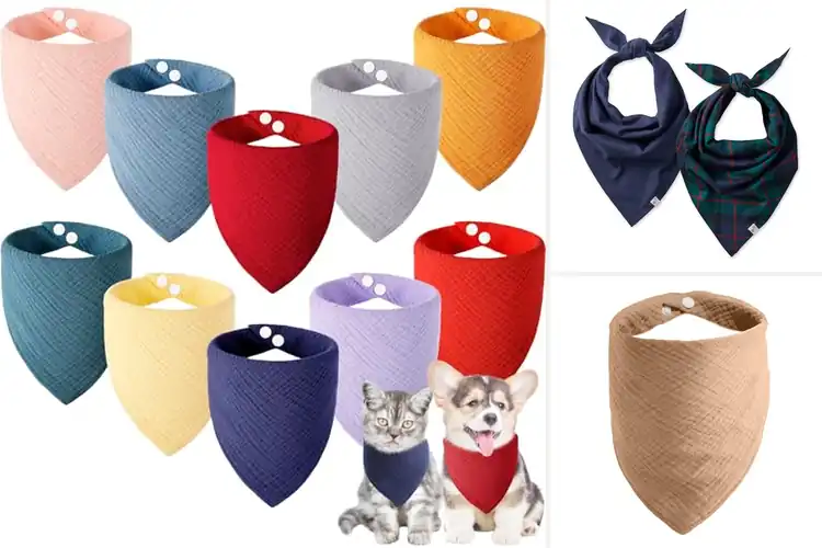 Detailed view of Best Non Harsh Cotton Bandana For Pets