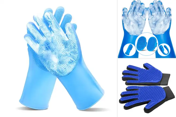 Detailed view of Best Pet Grooming Gloves