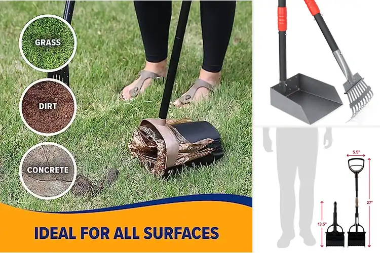 Detailed view of Best Pet Waste Scoops: Effortless Tools for a Spotless Yard