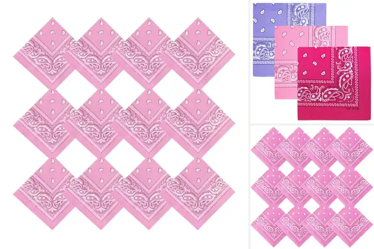 Detailed view of Best Pink Bandanas: Soft, Stylish Picks for Every Occasion