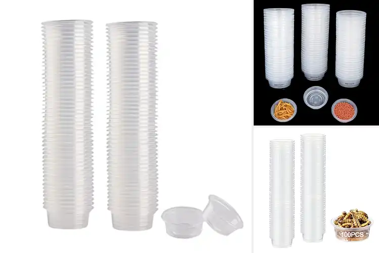 Detailed view of Best Plastic Feeding Cups