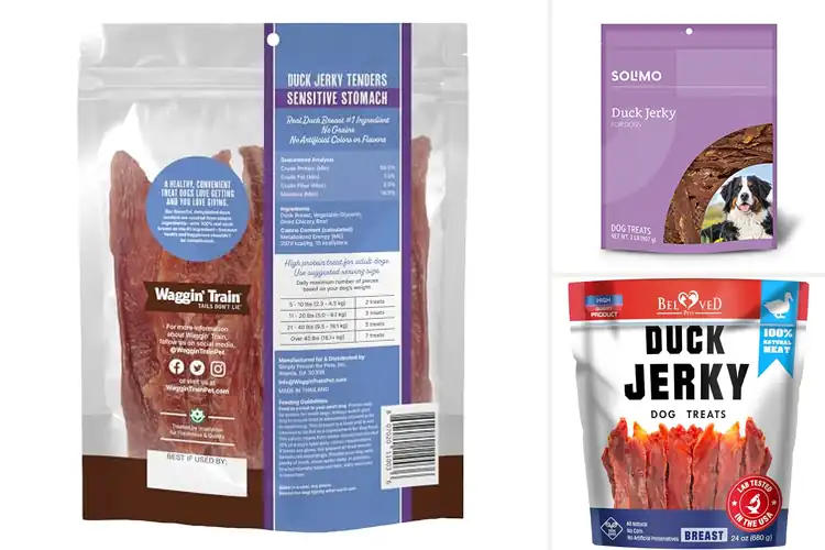 Detailed view of Best Quality Duck Jerky: Healthy, Protein-Packed Dog Treats
