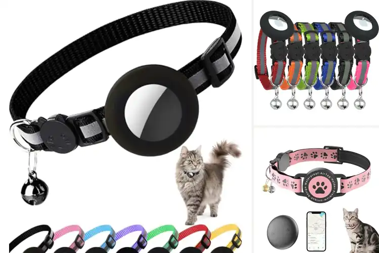 Detailed view of Best Soft Nylon Cat Collar Trackers