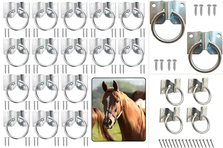 Detailed view of Best Stall Tie Rings
