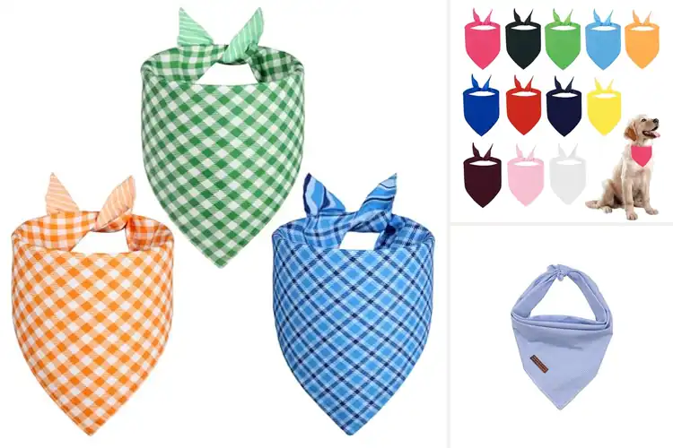Detailed view of Best Triangle Fold Bandanas For Dogs