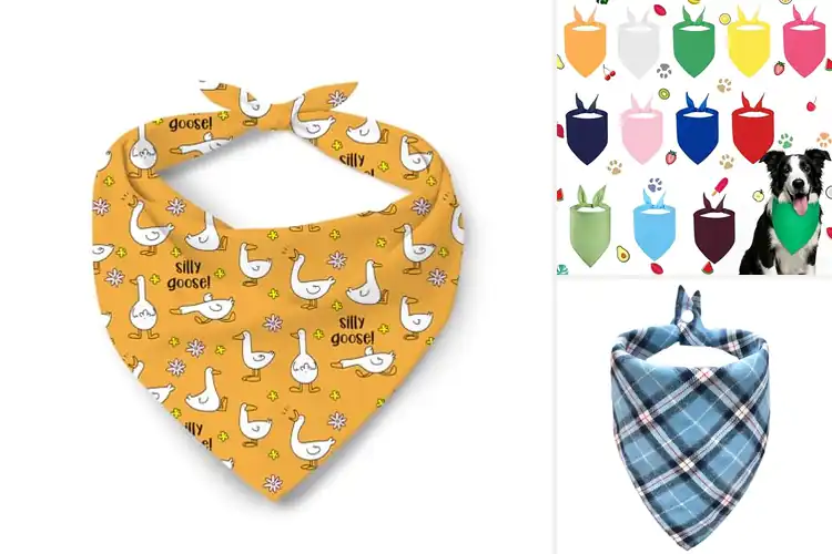 Detailed view of Best Triangular Bandana Size For Small Medium Dogs