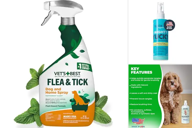 Detailed view of Best USA-Made Dog Sprays: Top-Rated Flea & Odor Solutions